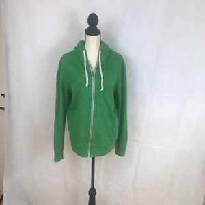 pull and bear hoodie green